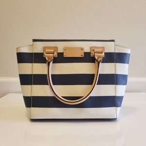 Kate Spade Navy & White Stripe